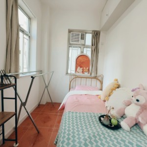 泰怡大厦6楼公寓套间D室带独卫-四室一厅近太子旺角东理工巴士直达女生优选