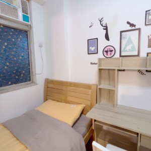 泰怡大厦4楼公寓套间D房-四室一厅近太子旺角东理工巴士直达女生优选