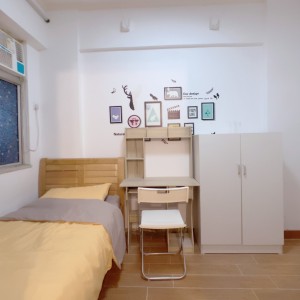 泰怡大厦4楼公寓套间D房-四室一厅近太子旺角东理工巴士直达女生优选