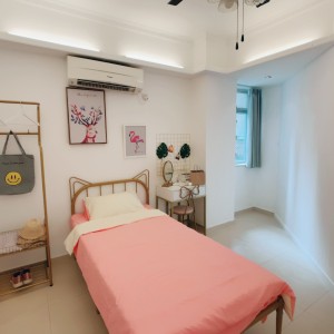 泰怡大厦2楼公寓套间D室-四室两卫带电梯近太子旺角东理工巴士直达仅限男生