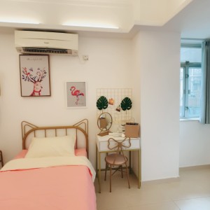 泰怡大厦2楼公寓套间D室-四室两卫带电梯近太子旺角东理工巴士直达仅限男生