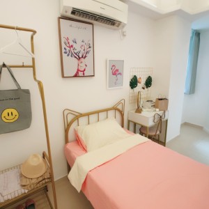 泰怡大厦2楼公寓套间D室-四室两卫带电梯近太子旺角东理工巴士直达仅限男生