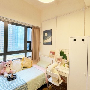 观塘东九龙鸿图道服务式公寓A房-城市大学浸会大学地铁13分钟直达，科技大学可选