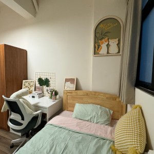 观塘东九龙鸿图道服务式公寓C房-城市大学浸会大学地铁13分钟直达，科技大学可选