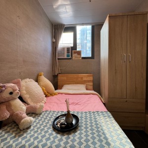 观塘东九龙鸿图道服务式公寓F房-城市大学浸会大学地铁13分钟直达，科技大学可选