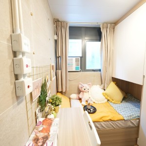 观塘东九龙鸿图道服务式公寓E房-城市大学浸会大学地铁13分钟直达，科技大学可选