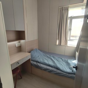 尖沙咀65号学生公寓两房套间有独卫508AB-理工步行五分，尖沙咀地铁站步行6分，都会大学巴士通勤15分