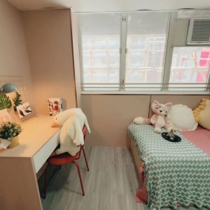 旺角青年公寓AB区A8-独卫单间有窗专业学生公寓，理工16分到都会15分，旺角站270米，生活便捷