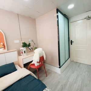 旺角青年公寓AB区A7-独卫单间有窗专业学生公寓，理工16分到都会15分，旺角站270米，生活便捷