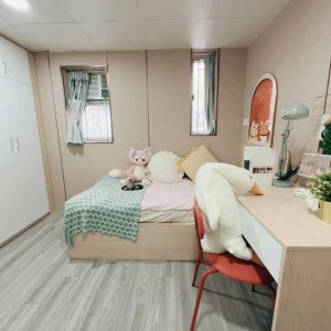 旺角青年公寓AB区A4-独卫单间有窗专业学生公寓，理工16分到都会15分，旺角站270米，生活便捷