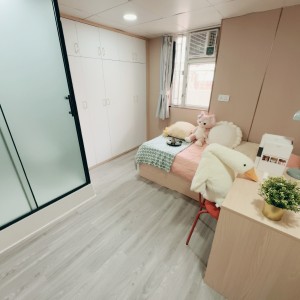 旺角青年公寓AB区A3-独卫单间有窗专业学生公寓，理工16分到都会15分，旺角站270米，生活便捷