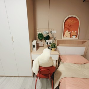 旺角青年公寓AB区B13-独卫超值单间有窗专业学生公寓，理工16分都会15分，旺角站270米，旺角中心地段