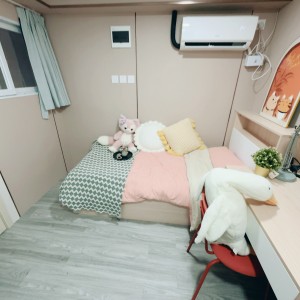 旺角青年公寓AB区B11-独卫超值单间有窗专业学生公寓，理工16分都会15分，旺角站270米，旺角中心地段