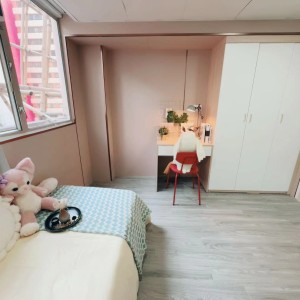 旺角青年公寓AB区B6-独卫超值单间有窗专业学生公寓，理工16分都会15分，旺角站270米，旺角中心地段