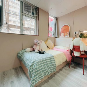 旺角青年公寓AB区B5-独卫超值单间有窗专业学生公寓，理工16分都会15分，旺角站270米，旺角中心地段