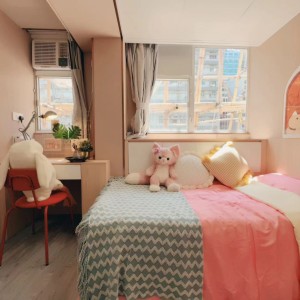 旺角青年公寓AB区B4-独卫超值单间有窗专业学生公寓，理工16分都会15分，旺角站270米，旺角中心地段