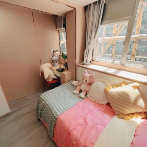 旺角青年公寓AB区B4-独卫超值单间有窗专业学生公寓，理工16分都会15分，旺角站270米，旺角中心地段