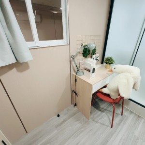 旺角青年公寓AB区B2-独卫超值单间有窗专业学生公寓，理工16分都会15分，旺角站270米，旺角中心地段