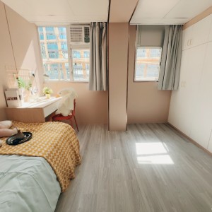 旺角青年公寓CD区C6-独卫超值单间有窗专业学生公寓，理工16分都会15分，旺角站270米，电梯洋楼