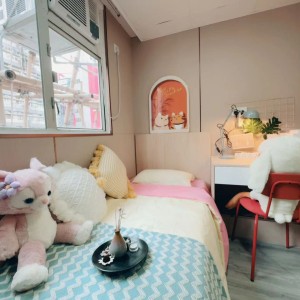 旺角青年公寓CD区C3-独卫超值单间有窗专业学生公寓，理工16分都会15分，旺角站270米，电梯洋楼