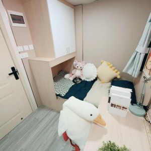 旺角青年公寓CD区C2-独卫超值单间有窗专业学生公寓，理工16分都会15分，旺角站270米，电梯洋楼