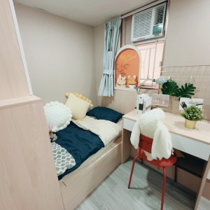 旺角青年公寓CD区C1-独卫超值单间有窗专业学生公寓，理工16分都会15分，旺角站270米，电梯洋楼