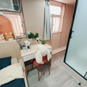 旺角青年公寓CD区C1-独卫超值单间有窗专业学生公寓，理工16分都会15分，旺角站270米，电梯洋楼