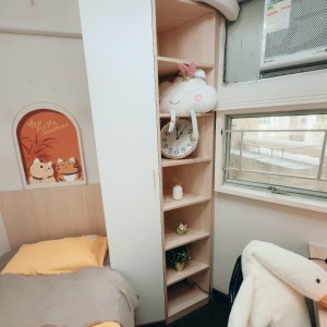 何文田-欣图轩2座2楼D室男生单间F--都会大学就在路对面！步行160米即达学校！都会学生天选。地铁何文田站只要750米