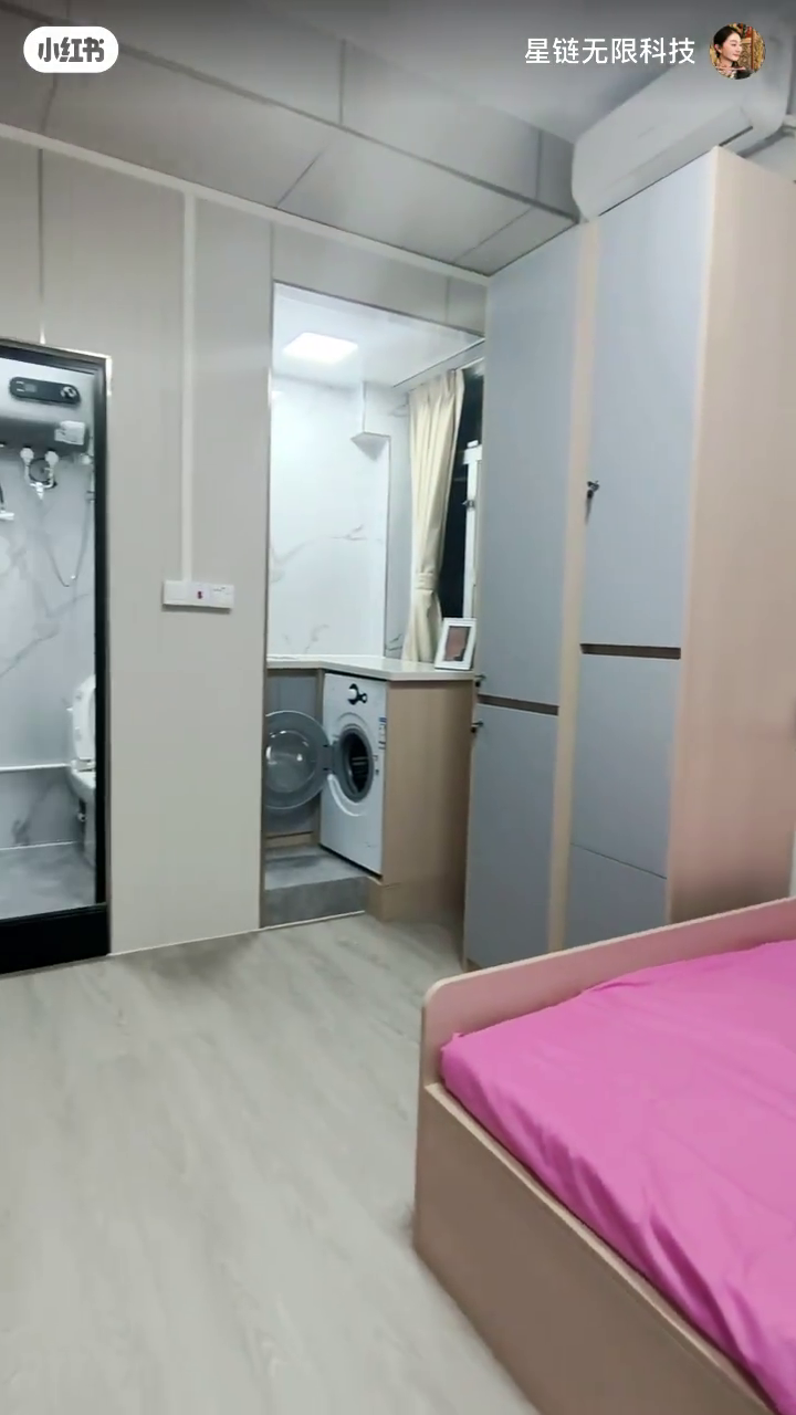 尖沙咀65号501A房-超大studio卫生间厨房都有,全方位私人空间,理工步行只要五分钟!都会大学巴士通勤15分钟图3