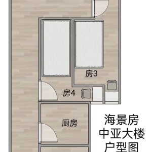 港岛中亚大厦海景房-四房一卫， 房内就能看到绝佳海景，步行15分钟到达港大核心区，港铁港大站步行3分