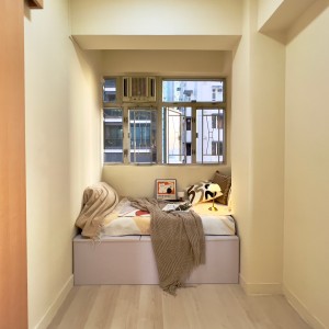 港岛天兴大厦电梯洋楼精致套房-仅限女生，两房一厅带储藏间，港大步行800米，西营盘地铁站400米