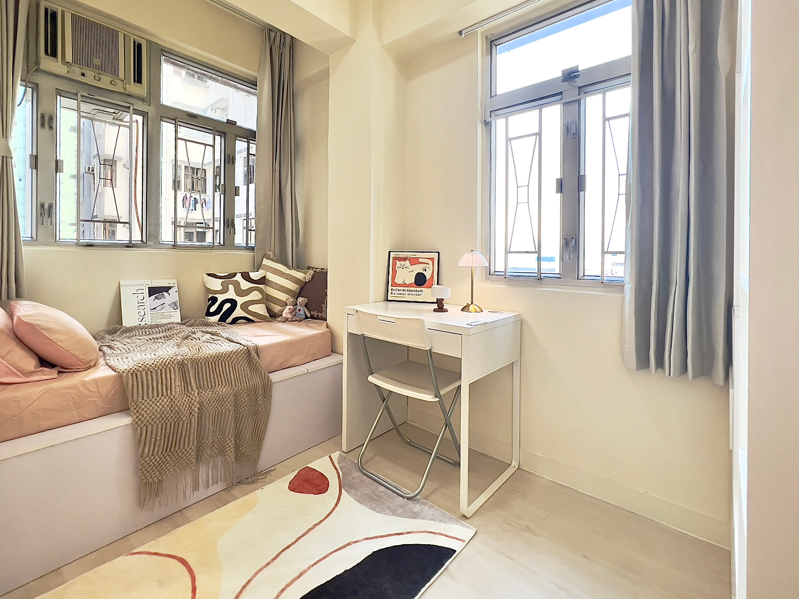 港岛天兴大厦电梯洋楼精致套房-仅限女生，两房一厅带储藏间，港大步行800米，西营盘地铁站400米图5