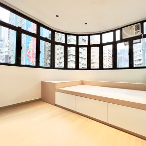 油麻地韶兴大厦5楼studioA房-理工步行+巴士9分钟到校，纯步行1.1公里，都会大学步行+巴士22分抵达，佐敦站步行200米