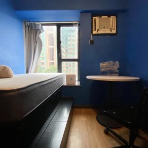 屯门豫丰花园三室一厅单人间2-岭南大学步行+巴士18分钟可达，星级小区环境超赞带泳池，屋内精装有大窗