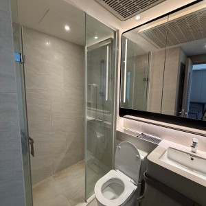 岭南Novoland6楼E2整套两室一厅-独卫单间干湿分离，有书房，开放式豪装厨房带餐厅，岭南大学步行+巴士16分钟即达