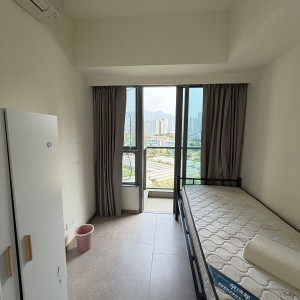 岭南Novoland6楼E2整套两室一厅-独卫单间干湿分离，有书房，开放式豪装厨房带餐厅，岭南大学步行+巴士16分钟即达