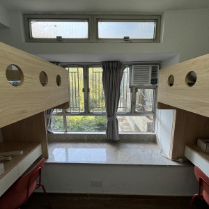 屯门彩晖花园D座AB双人房床位1-岭南大学步行8分即达，兆康地铁站400米，岭南大学学子的超值优选