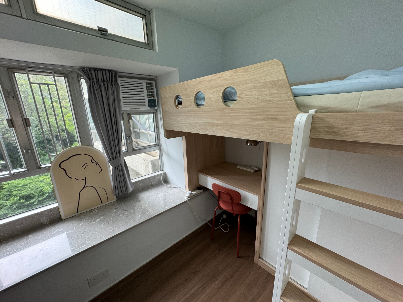 屯门彩晖花园D座AB双人房床位1-岭南大学步行8分即达，兆康地铁站400米，岭南大学学子的超值优选图6