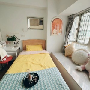 屯门彩晖花园D座单人间C-岭南大学步行8分即达，兆康地铁站400米，岭南大学学子的超值优选