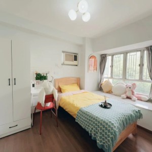 屯门彩晖花园D座单人间C-岭南大学步行8分即达，兆康地铁站400米，岭南大学学子的超值优选