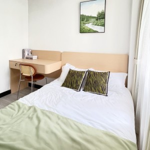 K302太子道西公寓-带客厅四室三卫A房H1单人间-楼下巴士🚌七分钟到城大，4站17分钟到浸会