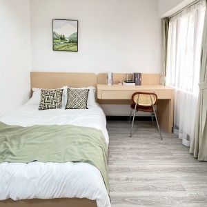 K302太子道西公寓-带客厅四室三卫A房H2单人间-楼下巴士🚌七分钟到城大，4站17分钟到浸会