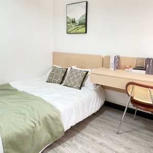 K302太子道西公寓-带客厅四室三卫A房H2单人间-楼下巴士🚌七分钟到城大，4站17分钟到浸会