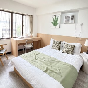 K302太子道西-带客厅四室三卫A房H3独卫单人间-楼下巴士🚌七分钟到校-七分钟到城大，4站17分钟到浸会