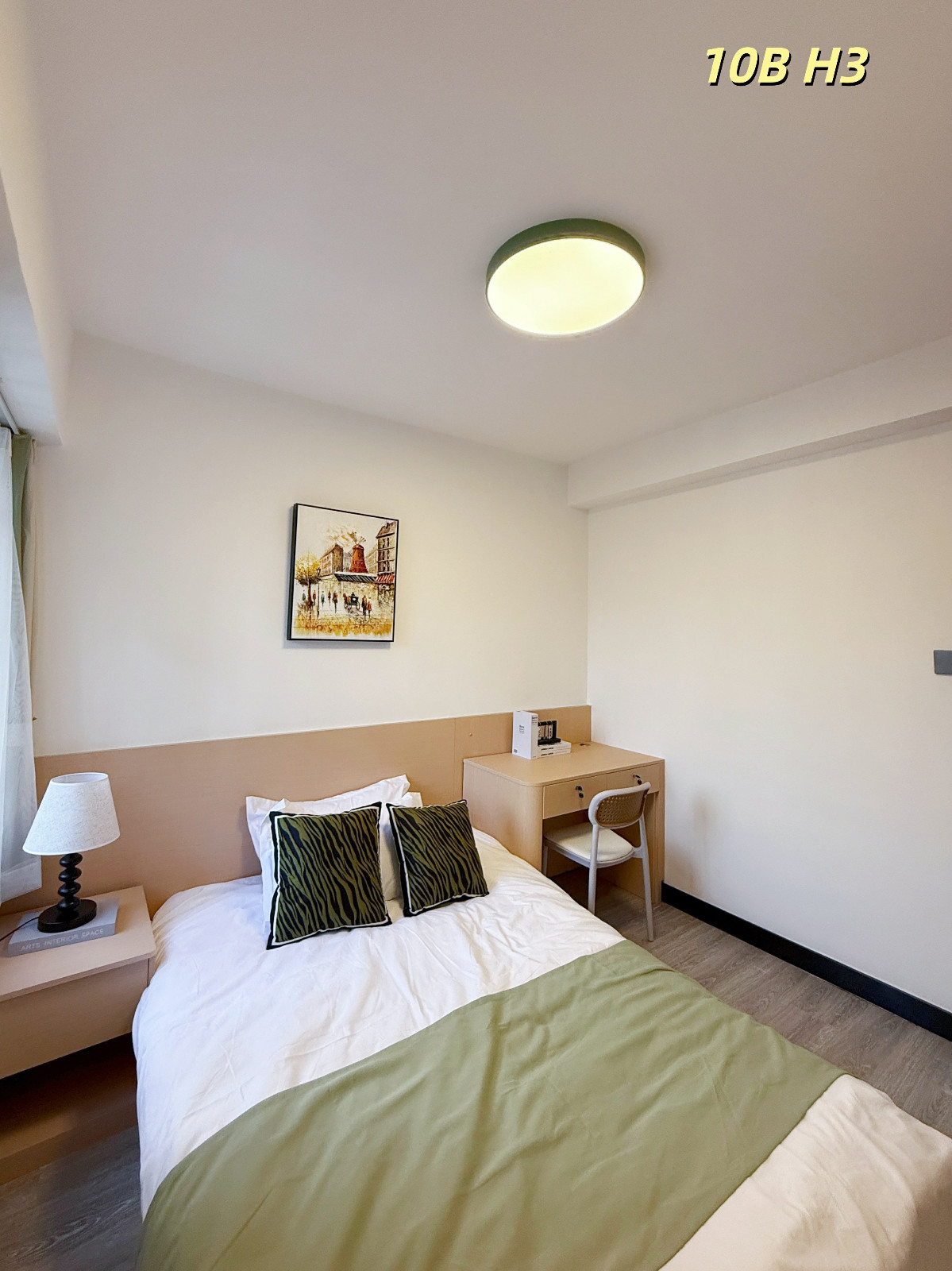 K302太子道西-带客厅三室一卫B房H3单人间-楼下巴士🚌七分钟到城大，4站17分钟到浸会图3