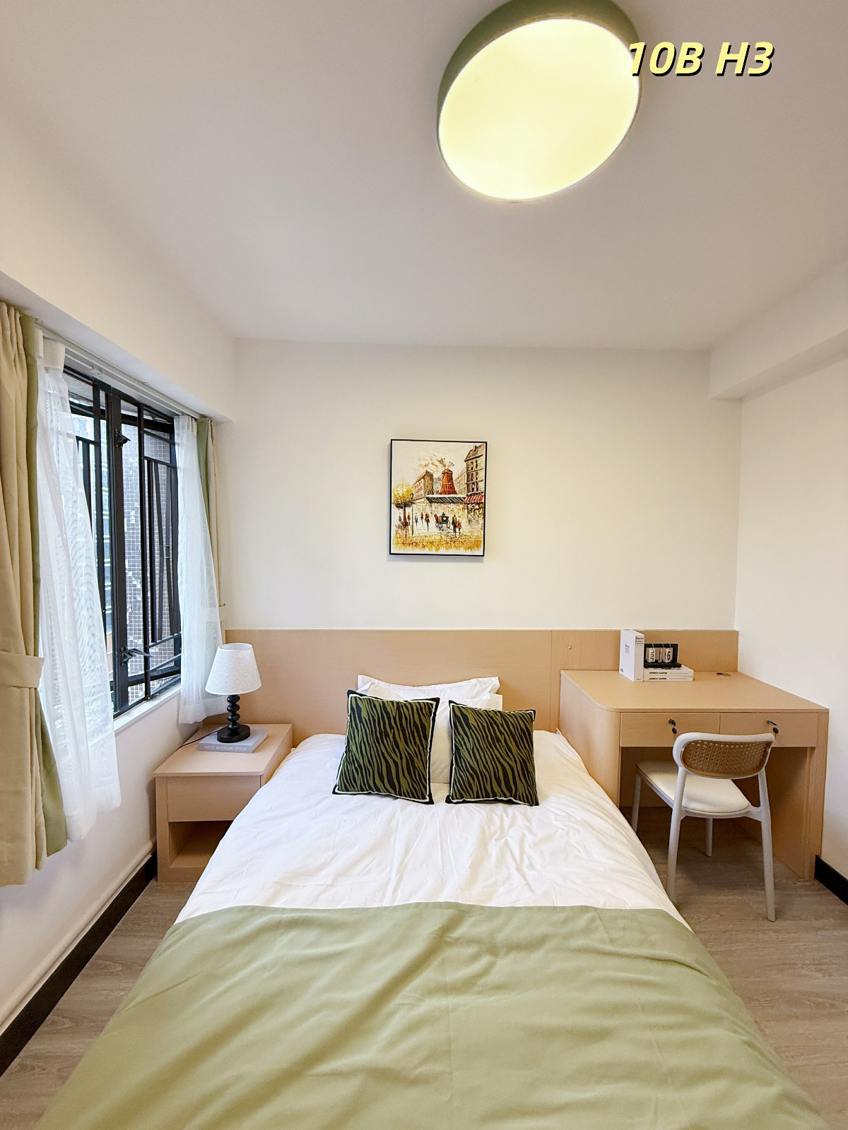 K302太子道西-带客厅三室一卫B房H3单人间-楼下巴士🚌七分钟到城大，4站17分钟到浸会图2