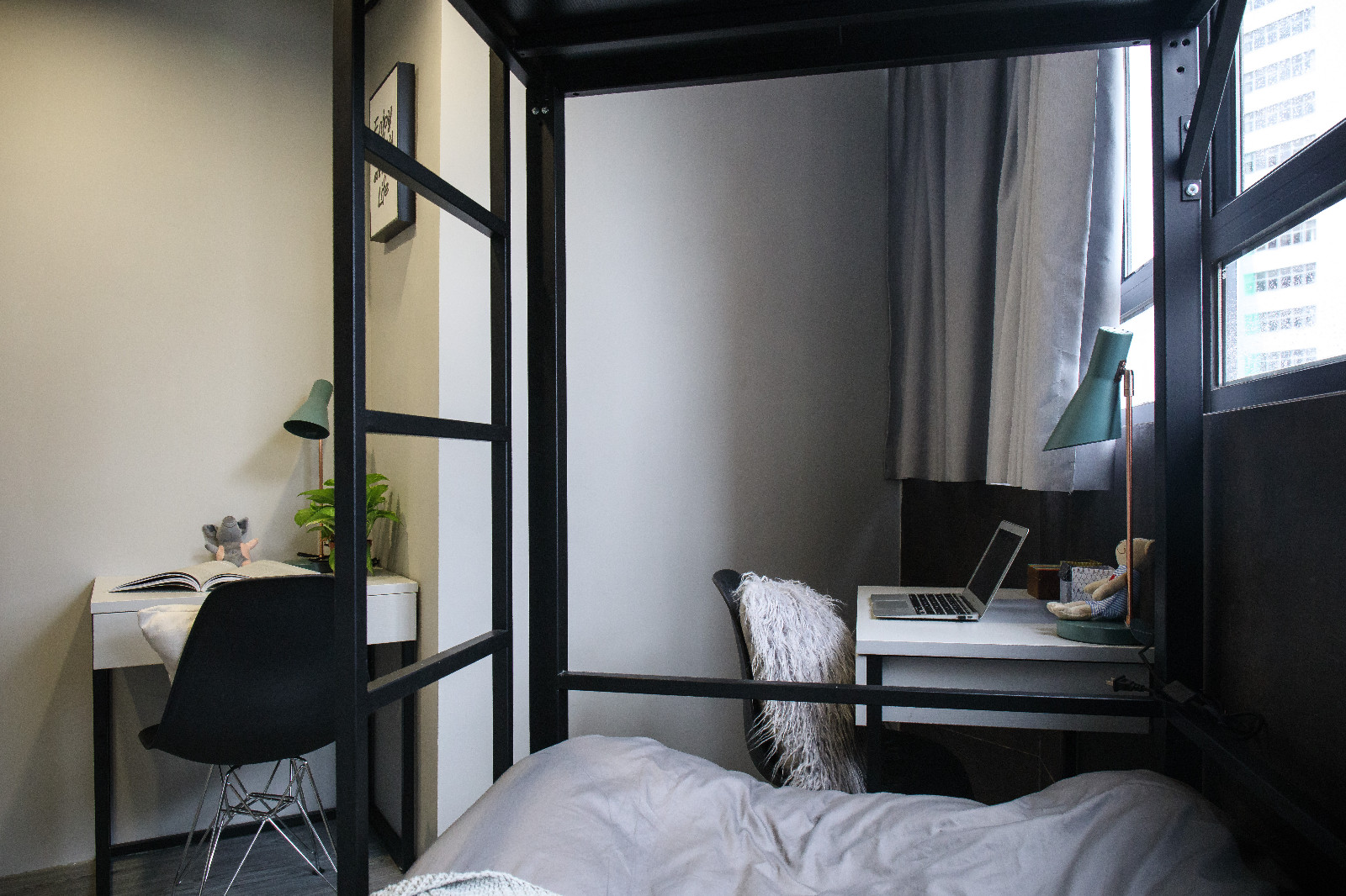 油麻地INS风国际青年公寓双人间F房-理工15分钟可达,城大都会浸会全部20分钟,荃湾线和观塘线地铁上盖,可覆盖理工两个校区,位置绝佳图3