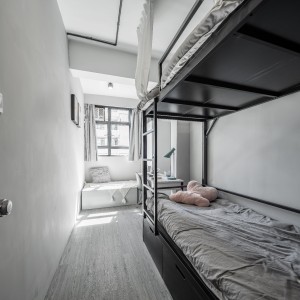 油麻地INS风国际青年公寓双人间G/H房-理工15分钟可达，城大都会浸会全部20分钟，荃湾线和观塘线地铁上盖，可覆盖理工两个校区，位置绝佳