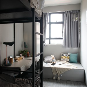 油麻地INS风国际青年公寓双人间G/H房-理工15分钟可达，城大都会浸会全部20分钟，荃湾线和观塘线地铁上盖，可覆盖理工两个校区，位置绝佳