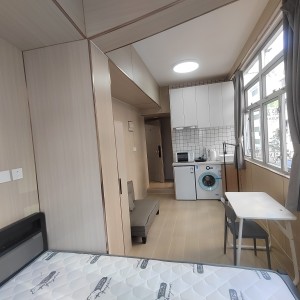 旺角广东道全新装修studioA室-旺角核心区，都会理工浸会城市全部通勤20分内